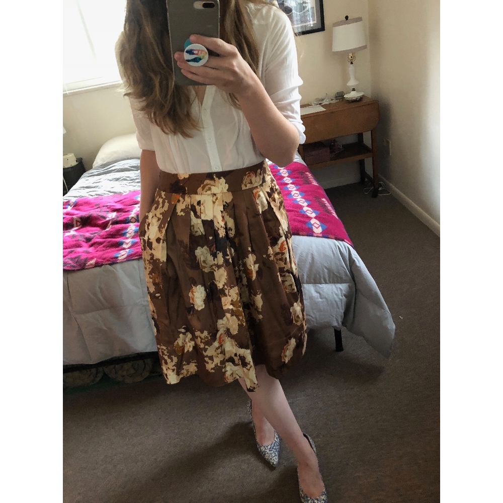 Talbots Belle Flower Skirt